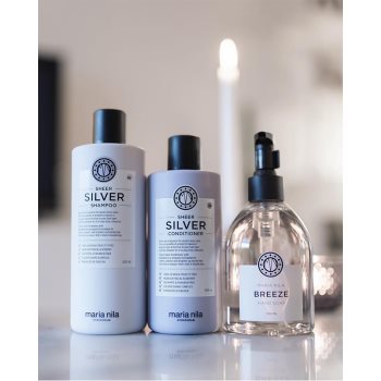 Maria Nila Sheer Silver Shampoo șampon pentru neutralizarea tonurilor de galben - imagine 3
